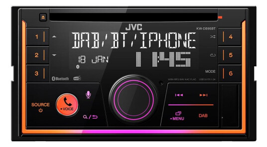 JVC KW-DB95BT CD, BT, DAB+, USB, Aux JVC KW-DB95BT CD, BT, DAB+, USB, Aux