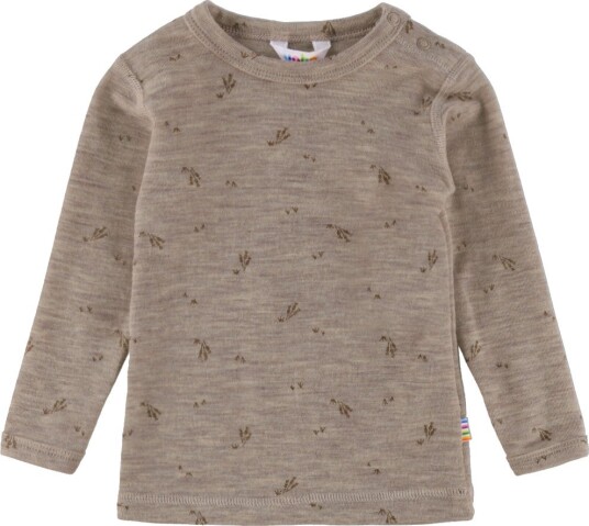 Joha Genser Ull Beige Melange Joha 120 Genser Brun