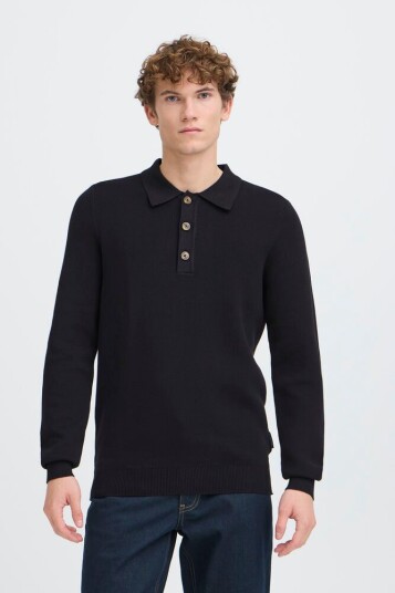 Casual Friday ABEL MILANO POLO KNIT Black Beauty XXL