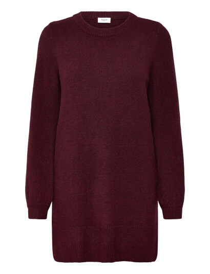 Saint Tropez Maleensz Long Pullover Burgundy XS