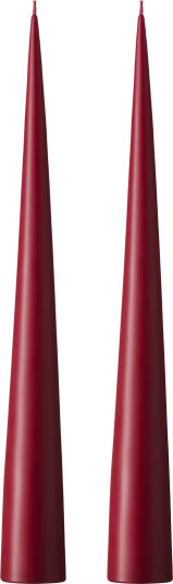 ester & erik ester & erik kjeglelys 37 cm 2 stk. matt Deep wine 44/2