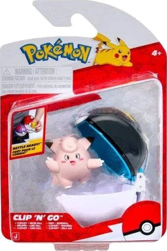 Pokémon Clip N Go Clefairy Moon Ball W22 PKW4160