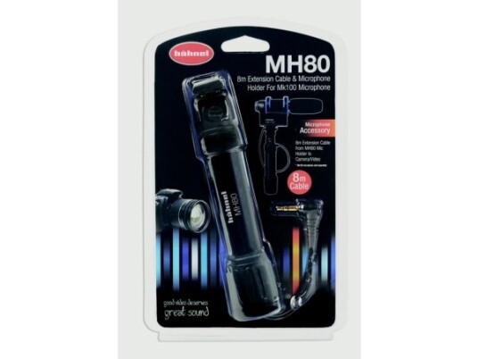 Mh80 Microphoneholder 1000 890.0, Black, 8 M, 1/4"