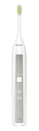 Silk''n Toothwave Voksen Vibrerende Tannbørste Hvit 2 Min Oval Ac / Batteri