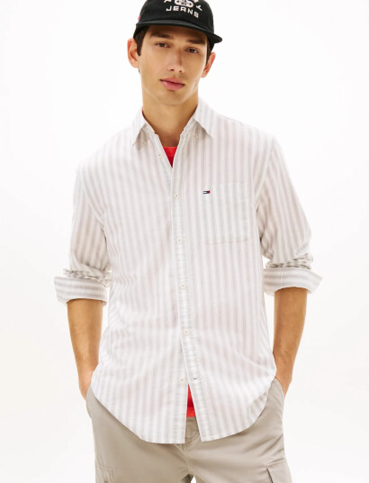 Tommy Jeans Tjm Reg Stripe Oxford Shirt Ext   Multi/patterned   L