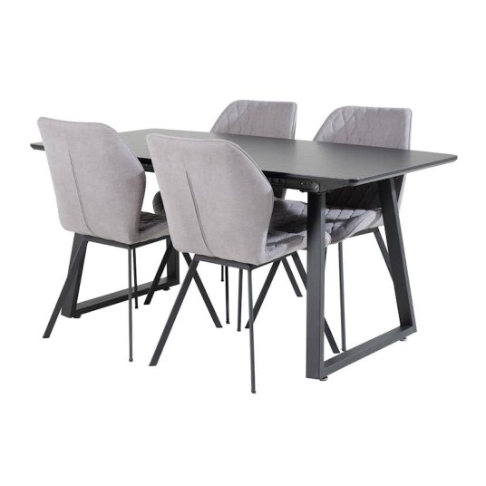 Venture Home Spisegruppe Venture Home Ina med 4 Geneva Stoler GR20345