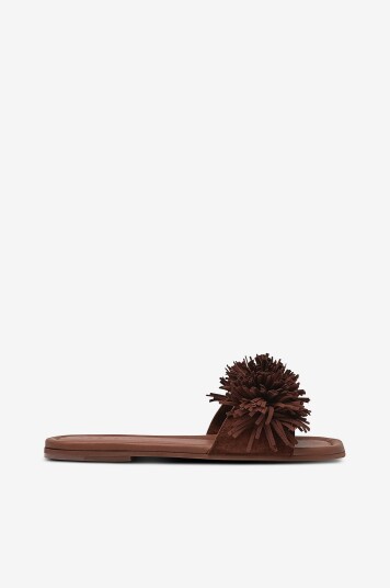 INUIKII   Sandaler Fringes Flower   Brun