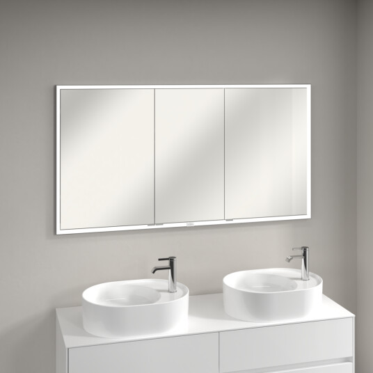 VILLEROY & BOCH MY VIEW NOW SPEILSKAP INNBYGGING 140X75 M/ LYS