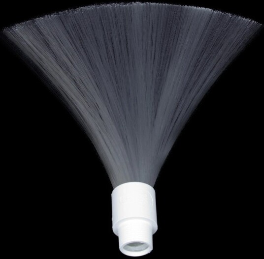 Fiberbørste Hvit - Light Painting Brushes 9in White Fiber Optic
