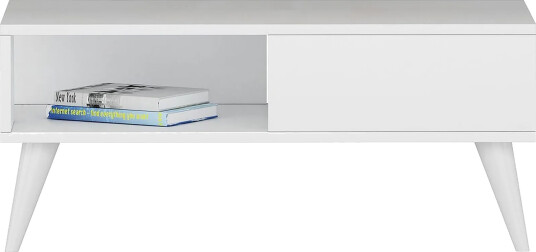 Sebseda Sofabord 90x40x90 cm - Hvit