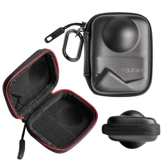 Reiseveske Med Karabinkrok For DJI Osmo 360 Full Wrap