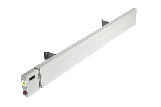Tundra NoGlare Terrassevarmer uten lys 2600W m/fjernkontroll Hvit