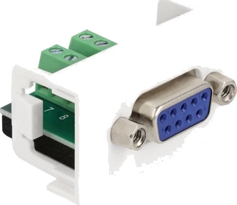 Delock 9 Pin Hvit