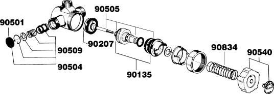 PRESTO WS 5350 Reservedelssett, Baderom PRESTO WS 5350 Reservedelssett, Baderom