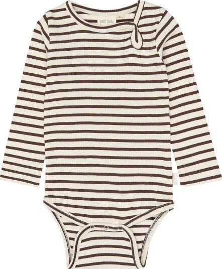 Petit Piao Ppsky L_S Body   CHESTNUT STRIPED   86