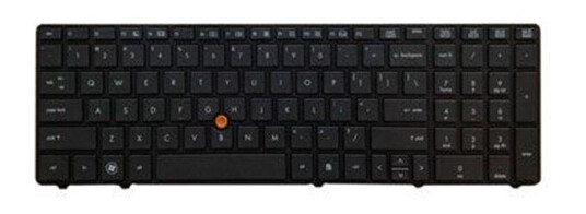 HP Keyboard (NORWEGIAN) - Tastatur - Svart