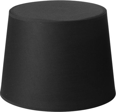 Lampeskjerm Emma Cabana Høyde 22,0 Cm Sort