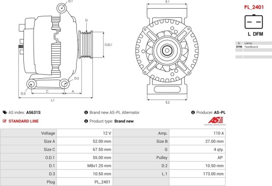 Dynamo AS PL A5631S