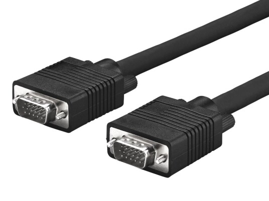 Microconnect 10m VGA-kabel HD15 Hankjønn til Hankjønn - Svart Microconnect 10m VGA-kabel HD15 Hankjønn til Hankjønn - Svart