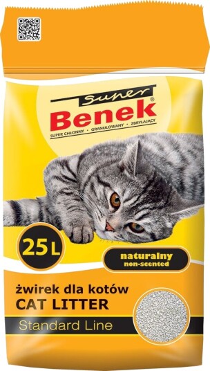 Benek Super Natural 25 L (Ca 20 kg) Benek Super Natural 25 L (Ca 20 kg)
