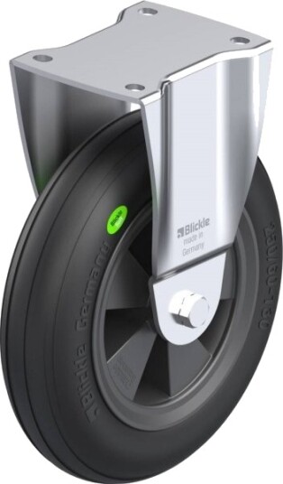 Blickle 754090 Bh-Vwpp 250R Faste Hjul, Hjuldiameter 250 Mm, Maks. 160 Kg, 1 Stk
