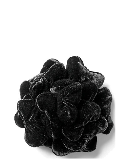 DAY ET Day Velvet Flower Hair Clip - Black - ONE SIZE