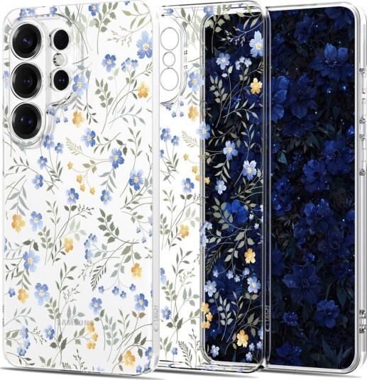 Tech-Protect FlexAir Mobildeksel for Samsung Galaxy S26 Ultra Fargerike Blomster