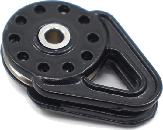 Yeah Racing Heavy Duty Winch Snatch Block Black