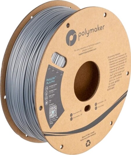 Polymaker Polylite Pla Pro 1 Kg 1.75 Mm Sølv