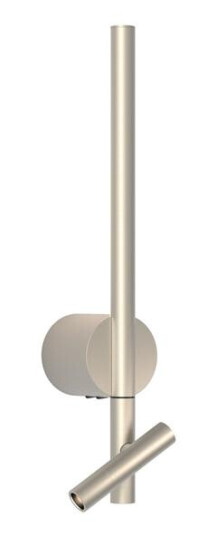Astro Baton Vegglampe Matt Nikkel