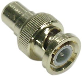DELTACO adapter RCA input til BNC output gullbelagt