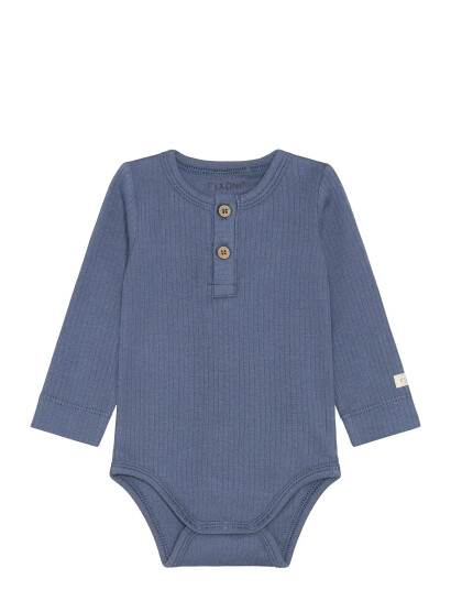Blå Body Ls Rib Blue 62 Blå Body Ls Rib Blue 62