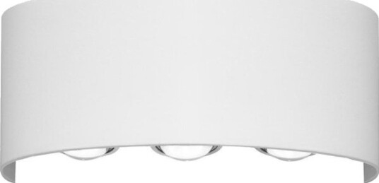 Utvendig Vegglampe Italux Ortelo Led Ip54 Opp/Ned Hvit Owl 451 3 Wh