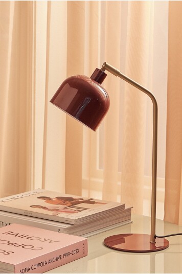 Ellos Home Bordlampe Glossy Lilla