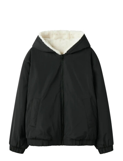 name it Nkfmaya Bomber Jacket Rev Black 140