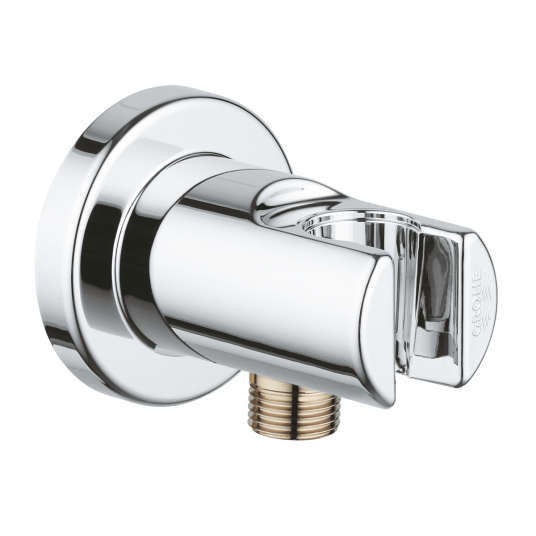 Grohe Relexa slangeuttak Med hånddusjholder, Krom Grohe Relexa slangeuttak Med hånddusjholder, Krom