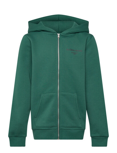Björn Borg Borg Essential 1 Zip Hoodie Green 110 116