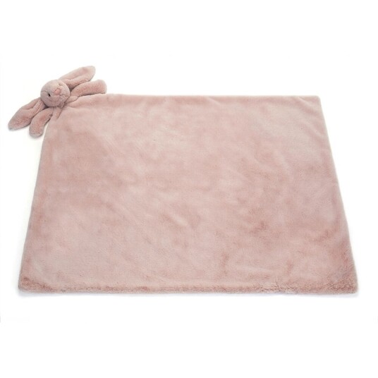 Jellycat Bashful Luxe Bunny Rosa Blankie