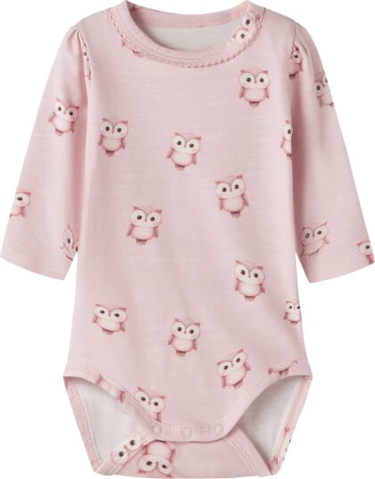 name it Nbfnetie Ls Body - Pink - 74