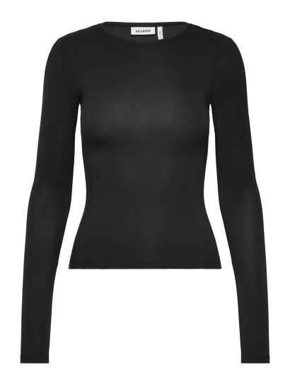 Weekday Slim Fitted Long Sleeve Black S