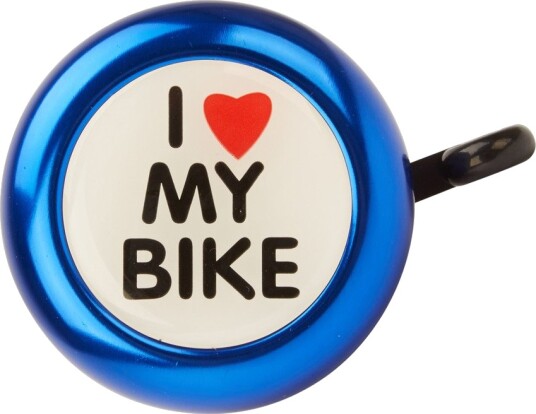 OnGear ringeklokke I love my bike blå