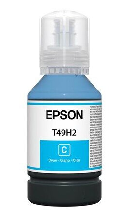 Epson C13T49N200 / T49N Dye Sub Cyan Ink 140ml - Blekkrefill Blå