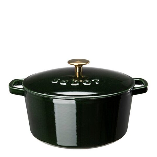 Sabor Støpejernsgryte 24 cm 4,4L mørkegrønn Sabor Støpejernsgryte 24 cm 4,4L mørkegrønn