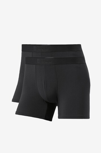 Hugo Boss BOSS Boksershorts BoxerBr UltraSoft 2 pakning Svart