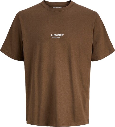 Jack & Jones Junior T skjorte jjeSoho Tee SS Crew Neck Brun
