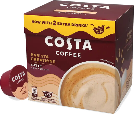 Costa | Latte 10 kapsler til Dolce Gusto