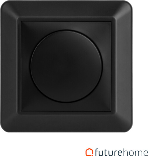Futurehome Rotasjonsdimmer Sort RAL9005
