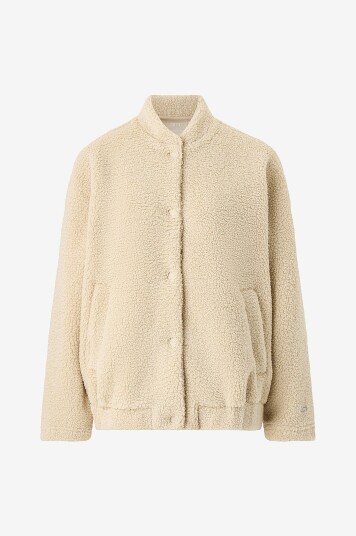 Aim'n Teddyjakke Pile Coach Jacket Beige