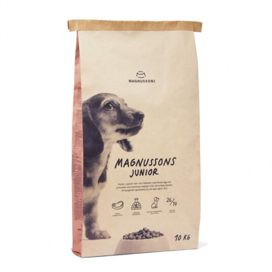 Magnussons Junior 10 kg Tørrfôr med Ferskt Kjøtt for Valper og Unghunder Magnussons Junior 10 kg Tørrfôr med Ferskt Kjøtt for Valper og Unghunder