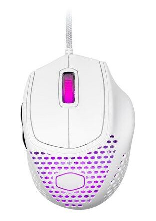 Cooler Master MasterMouse MM720 - Mus - Optisk - 6 - Hvit